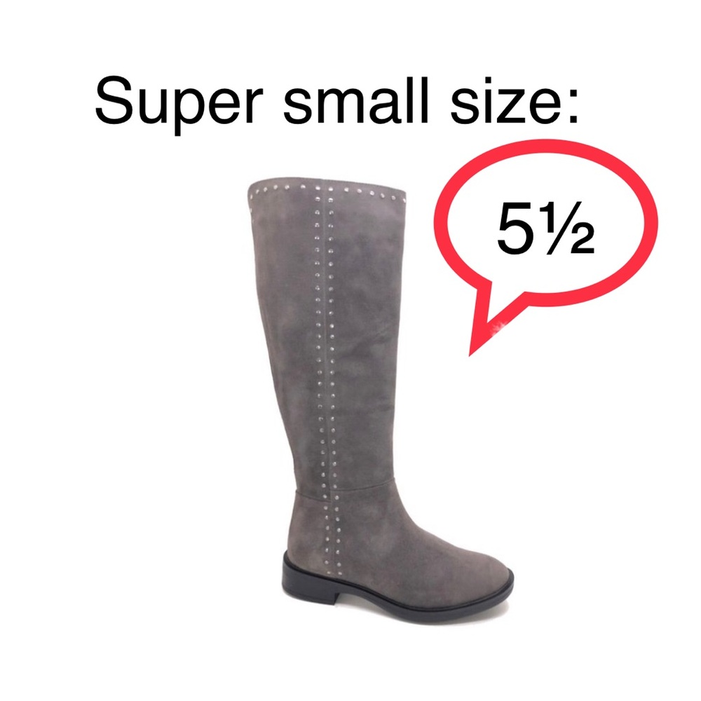 ⭐️HOST PICK⭐️  STEVEN NATURAL COMFORT Zoe Suede Riding Knee-high Boots - Grey